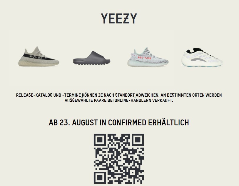 August 2nd yeezy release hotsell